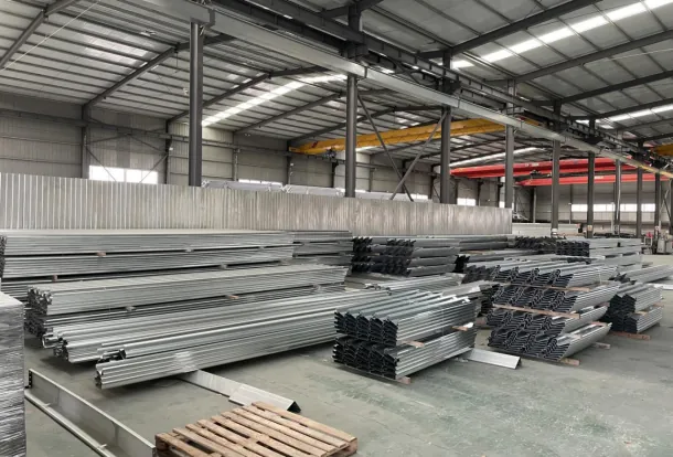 Steel profiles in the ZT Modular factory